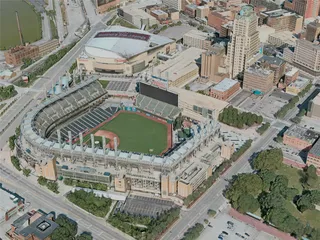 Cleveland City, USA (2020) 3D Model