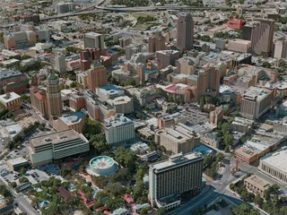 San Antonio City, USA (2020) 3D Model