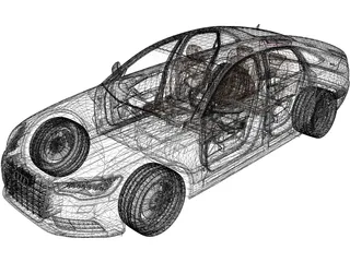 Audi A6 (2012) 3D Model