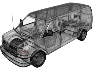 Chevrolet Express (2011) 3D Model