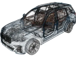 BMW X7 (2021) 3D Model