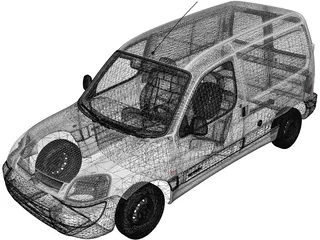 Citroen Berlingo (2002) 3D Model