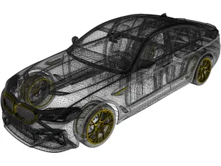 BMW M5 CS (2022) 3D Model