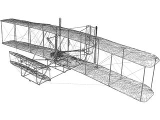 Wright Flyer 3D Model