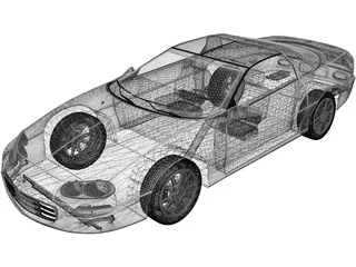 Chevrolet Camaro Coupe (2000) 3D Model