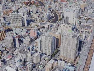 Utsunomiya City, Japan (2022) 3D Model