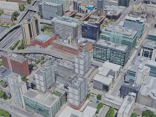 Glasgow City, UK (2023) 3D Model