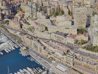 Monaco City, Monaco (2023) 3D Model