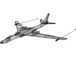 Xian H-6 3D Model
