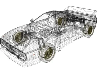 Lancia Rally 037 3D Model