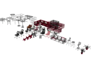 Furniture Set 3D Model