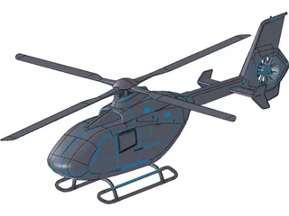 Eurocopter EC-135 3D Model