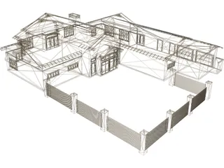 Clubhouse Crafts Style 3D Model