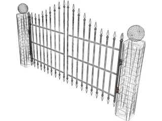 Spiked Gate 3D Model