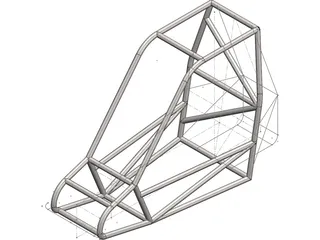 Baja Frame 3D Model