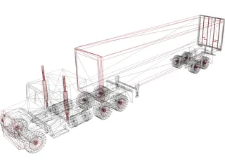 Mack Truck 3D Model