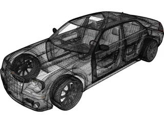Chrysler 300C SRT8 (2005) 3D Model