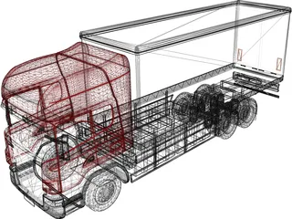 MAN Truck 3D Model