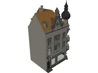 Town House 3D Model