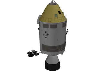 Apollo Spacecraft 3D Model