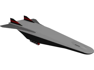 Rockwell X-30 3D Model