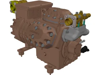 Dorin SE326 Compressor 3D Model