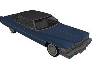 Cadillac Deville (1974) 3D Model