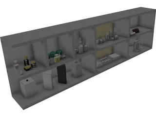 Bathroom Cabinet 3D Model