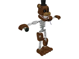 Rust Freddy 3D Model