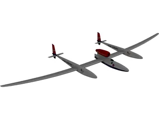 Virgin Atlantic GlobalFlyer 3D Model