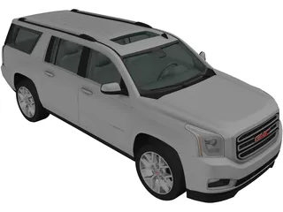 GMC Yukon XL (2014) 3D Model