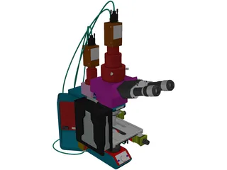 Olympus Microscope 3D Model