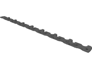 Chain Saw Teeth 3D Model