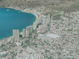 Acapulco City, Mexico (2020) 3D Model