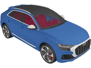 Audi SQ8 (2021) 3D Model