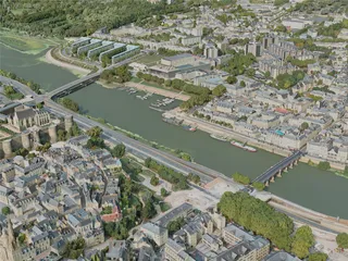 Angers City, France (2021) 3D Model