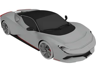 Automobili Pininfarina Battista (2020) 3D Model