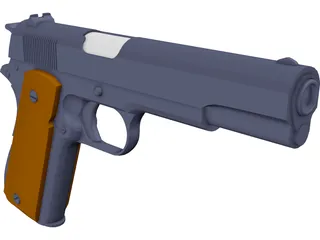 Colt 45 3D Model