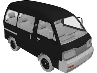 Daewoo Damas (2013) 3D Model