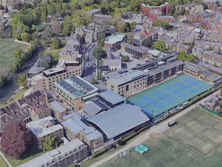 Oxford City, UK (2022) 3D Model
