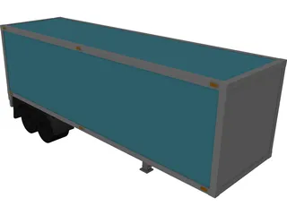 Trailer Box 3D Model