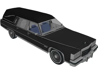 Cadillac Hearse 3D Model