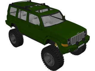 Jeep Commander [Lifted] 3D Model