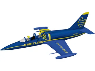 Aero L-39 Albatros Breitling 3D Model