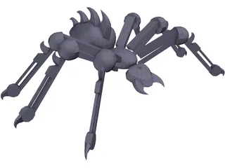 Robot Spider 3D Model