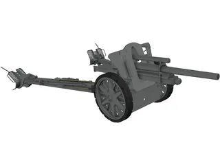 Light Field Howitzer 3D Model