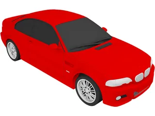 BMW M3 Coupe (2001) 3D Model