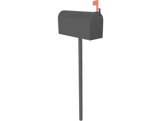 Mail Box USA 3D Model