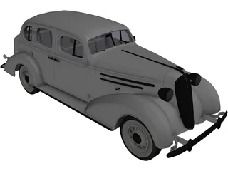 Ford Sedan (1936) 3D Model