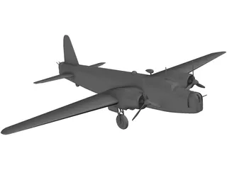 RAF Vickers Wellington Mk.1 3D Model
